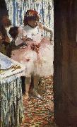 Edgar Degas The actress in the tiring room France oil painting artist